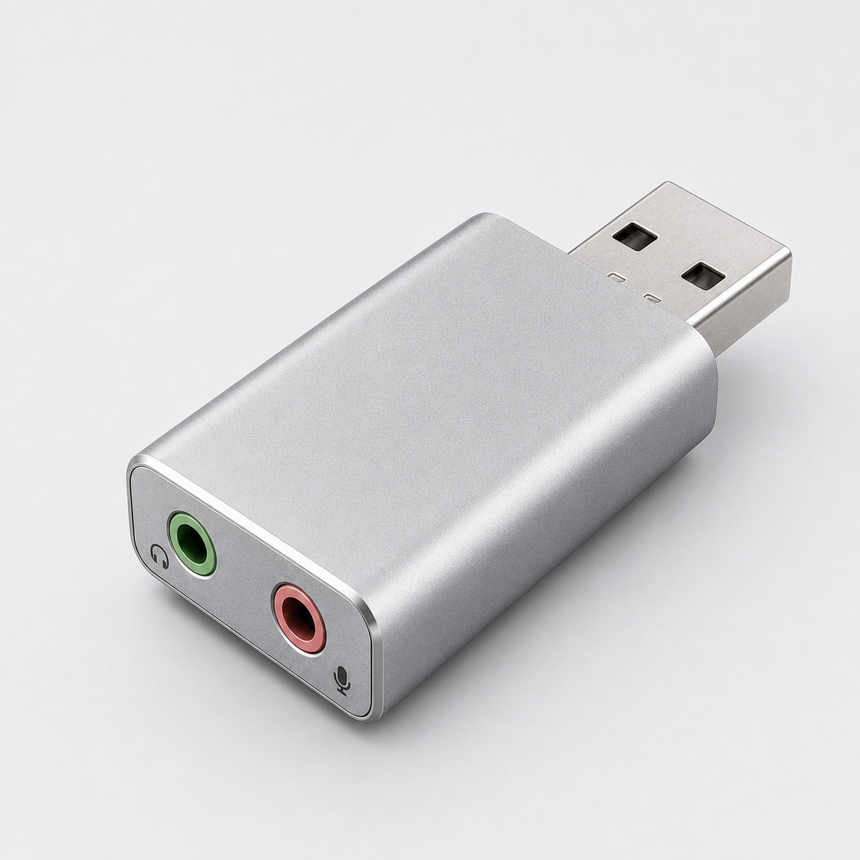 Aluminum Alloy USB Sound Card 7.1 – External USB Audio Adapter